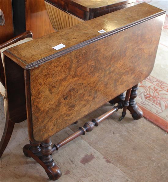 Victorian walnut Sutherland table
